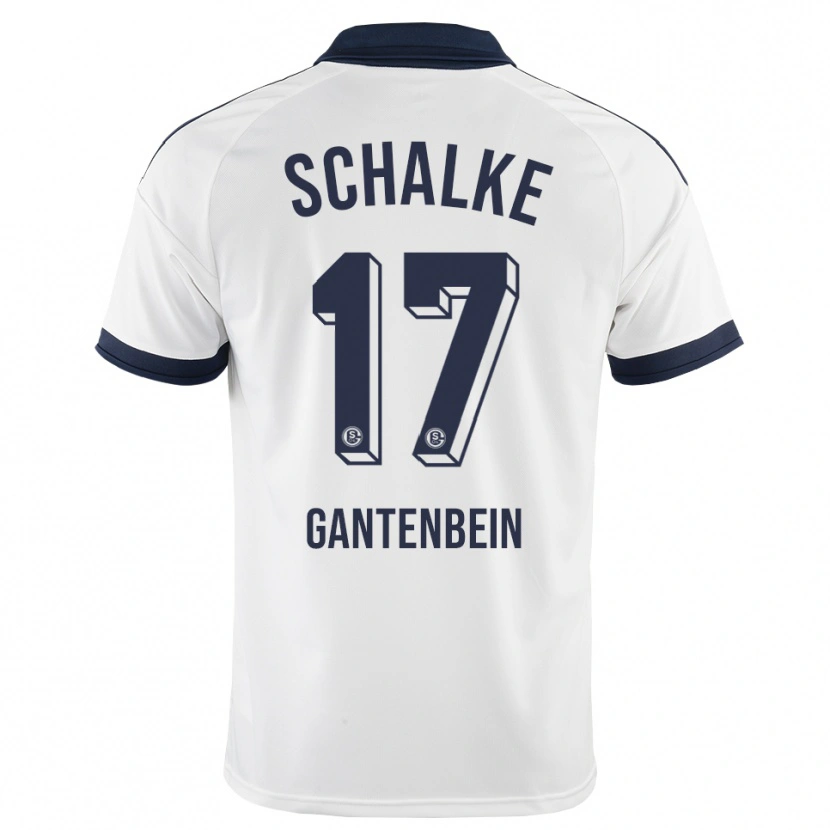 Danxen Kinder Adrian Gantenbein #17 Schwarz Weiß Auswärtstrikot Trikot 2026/27 T-Shirt Schweiz