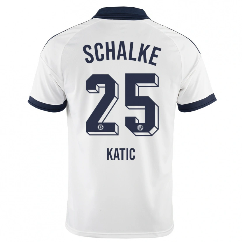 Danxen Kinder Nikola Katic #25 Schwarz Weiß Auswärtstrikot Trikot 2026/27 T-Shirt Schweiz