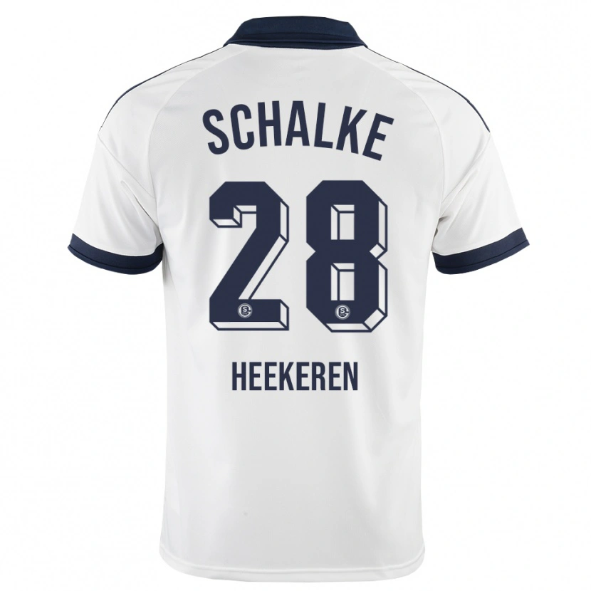 Danxen Kinder Justin Heekeren #28 Schwarz Weiß Auswärtstrikot Trikot 2026/27 T-Shirt Schweiz
