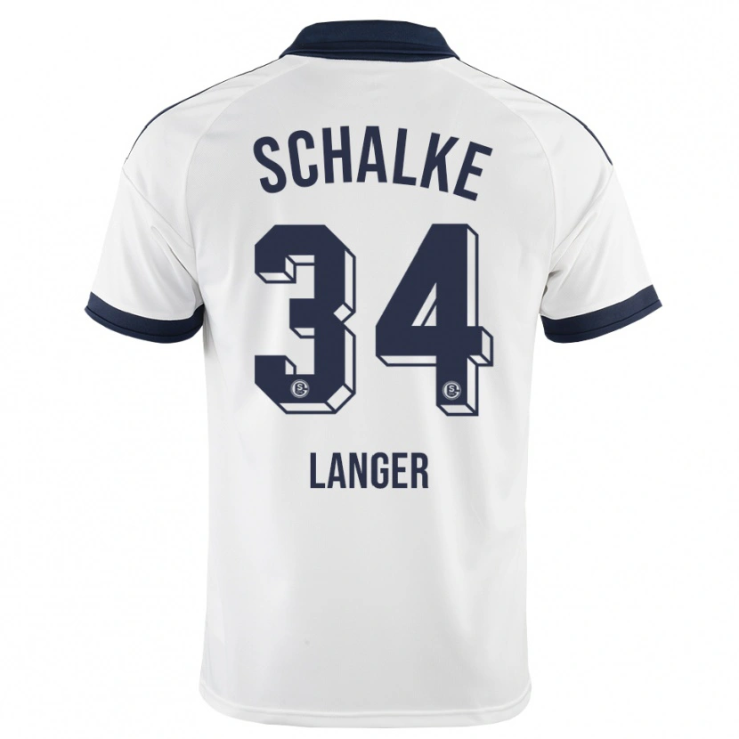 Danxen Kinder Michael Langer #34 Schwarz Weiß Auswärtstrikot Trikot 2026/27 T-Shirt Schweiz