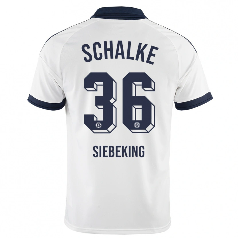 Danxen Kinder Johannes Siebeking #36 Schwarz Weiß Auswärtstrikot Trikot 2026/27 T-Shirt Schweiz