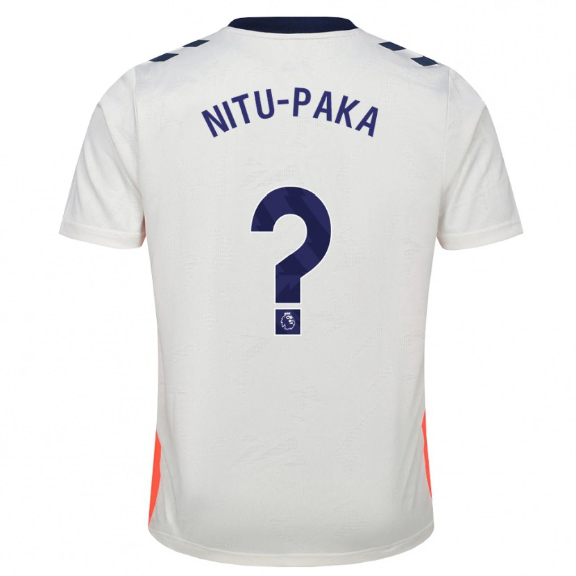 Danxen Kinder Chavvy Nitu-Paka #0 Weiß Orange Königsblau Auswärtstrikot Trikot 2026/27 T-Shirt Schweiz