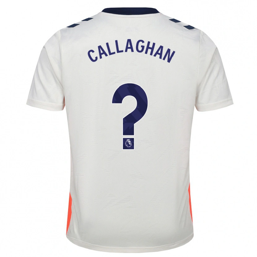 Danxen Kinder Charlie Callaghan #0 Weiß Orange Königsblau Auswärtstrikot Trikot 2026/27 T-Shirt Schweiz