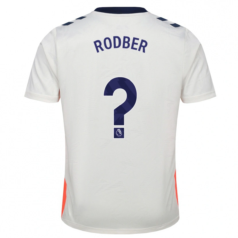 Danxen Kinder Samuel Rodber #0 Weiß Orange Königsblau Auswärtstrikot Trikot 2026/27 T-Shirt Schweiz