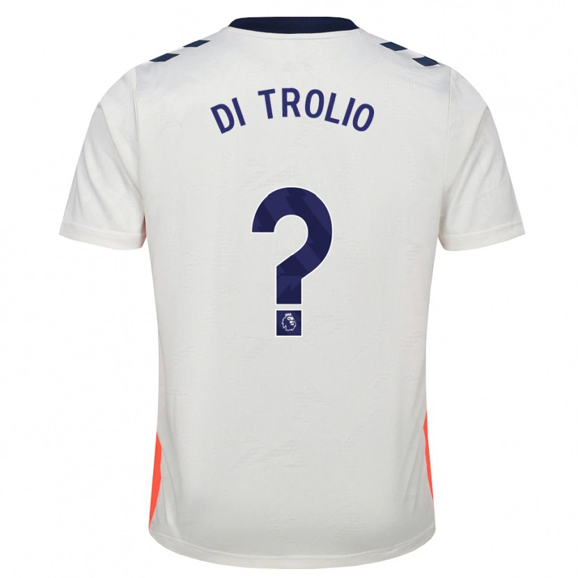 Danxen Kinder Riccardo Di Trolio #0 Weiß Orange Königsblau Auswärtstrikot Trikot 2026/27 T-Shirt Schweiz