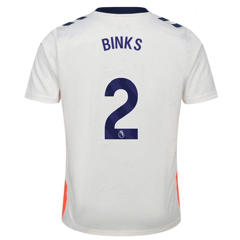 Danxen Kinder Luis Binks #2 Weiß Orange Königsblau Auswärtstrikot Trikot 2026/27 T-Shirt Schweiz