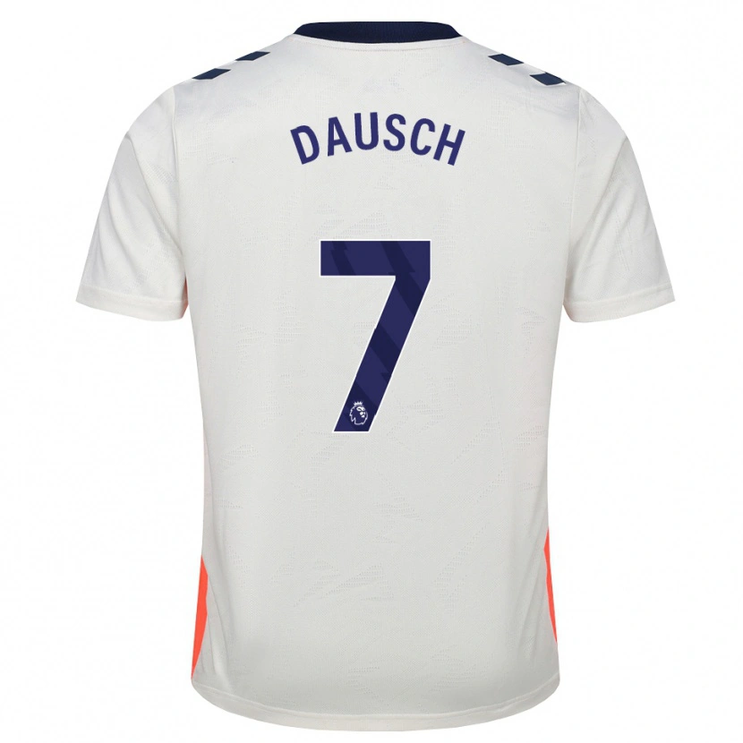 Danxen Kinder Aidan Dausch #7 Weiß Orange Königsblau Auswärtstrikot Trikot 2026/27 T-Shirt Schweiz