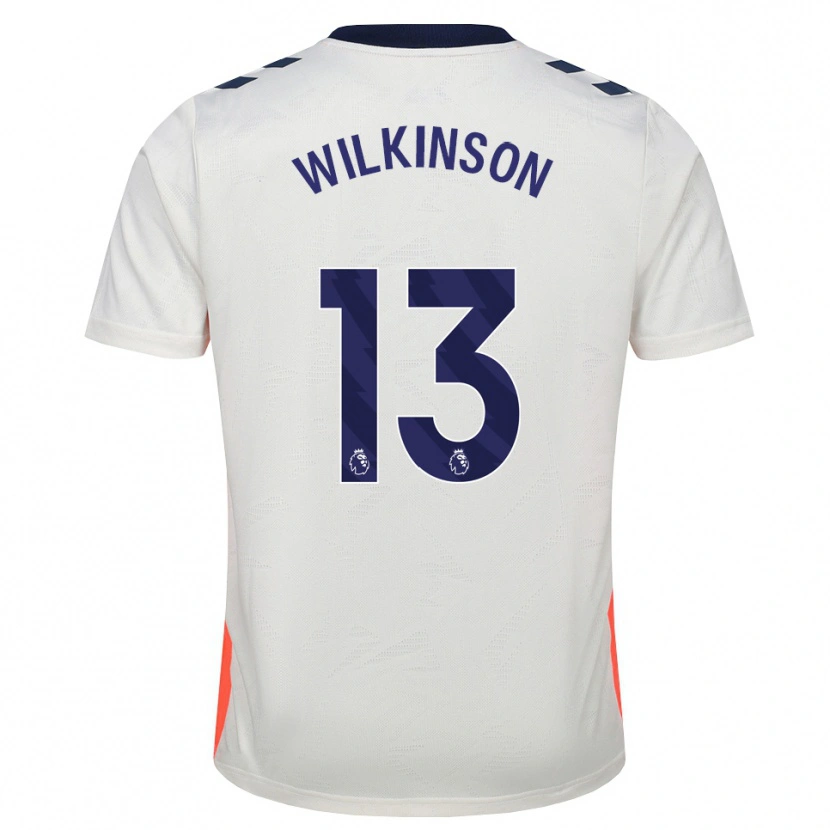 Danxen Kinder Mitchell Wilkinson #13 Weiß Orange Königsblau Auswärtstrikot Trikot 2026/27 T-Shirt Schweiz