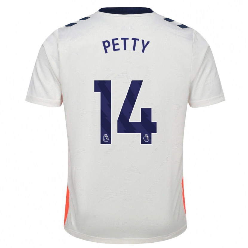 Danxen Kinder Billy Petty #14 Weiß Orange Königsblau Auswärtstrikot Trikot 2026/27 T-Shirt Schweiz
