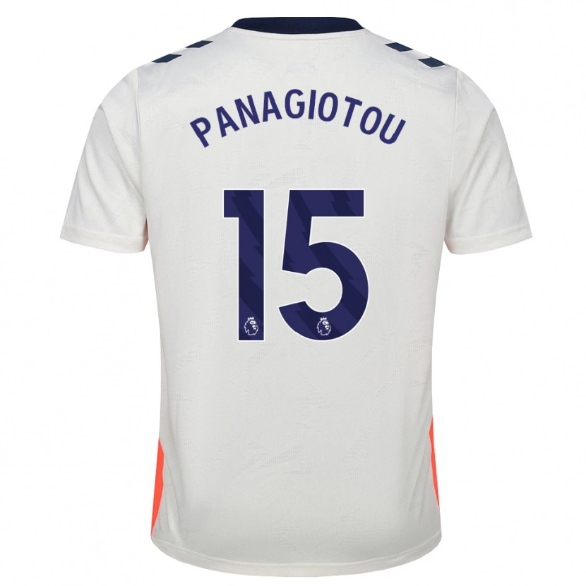 Danxen Kinder Constantine Panagiotou #15 Weiß Orange Königsblau Auswärtstrikot Trikot 2026/27 T-Shirt Schweiz