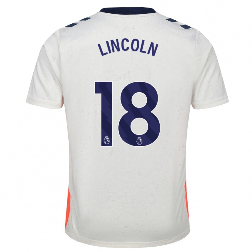 Danxen Kinder Khavarni Lincoln #18 Weiß Orange Königsblau Auswärtstrikot Trikot 2026/27 T-Shirt Schweiz