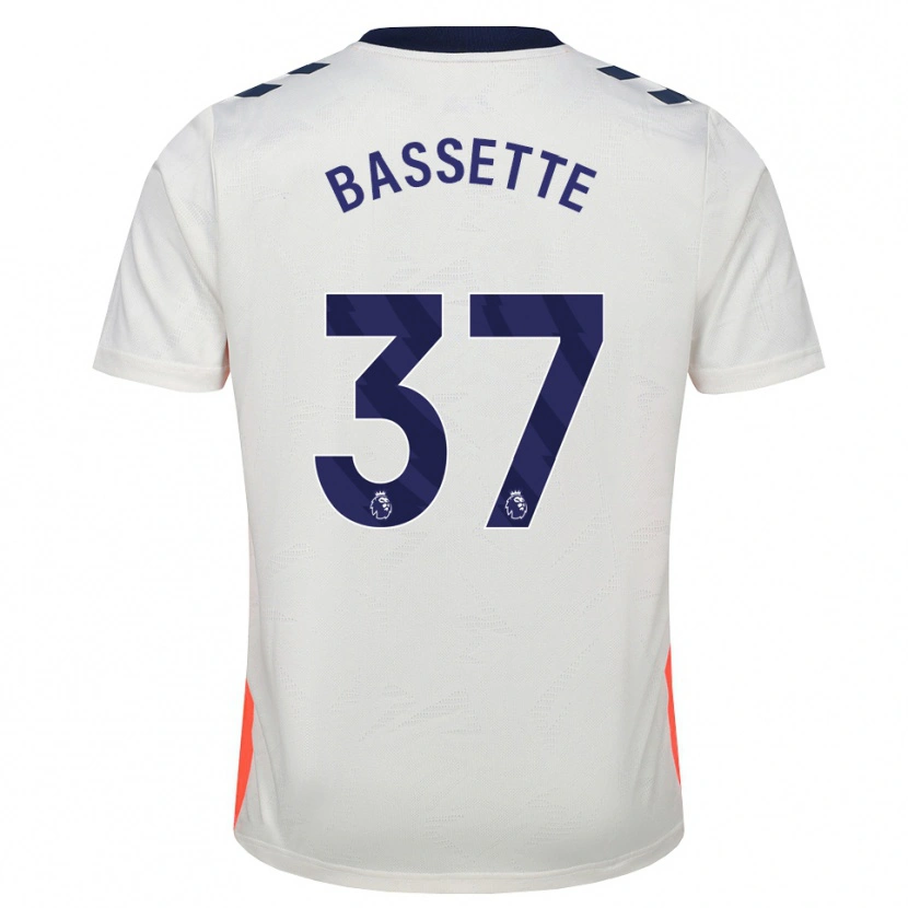 Danxen Kinder Norman Bassette #37 Weiß Orange Königsblau Auswärtstrikot Trikot 2026/27 T-Shirt Schweiz