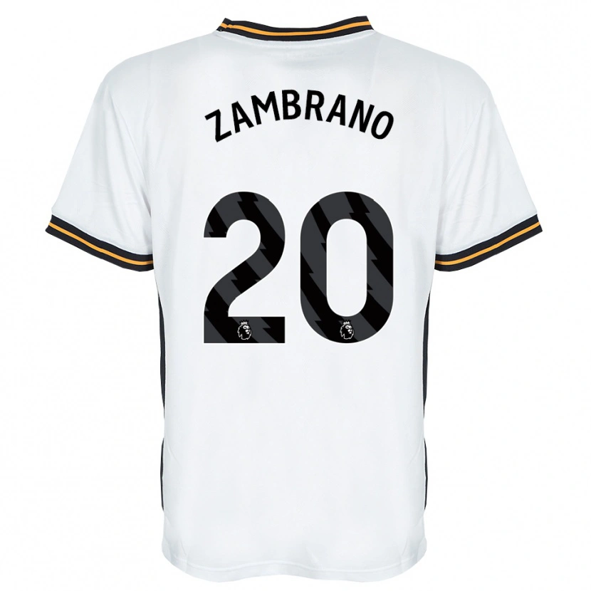 Danxen Kinder Óscar Zambrano #20 Weiß Orange Schwarz Auswärtstrikot Trikot 2026/27 T-Shirt Schweiz