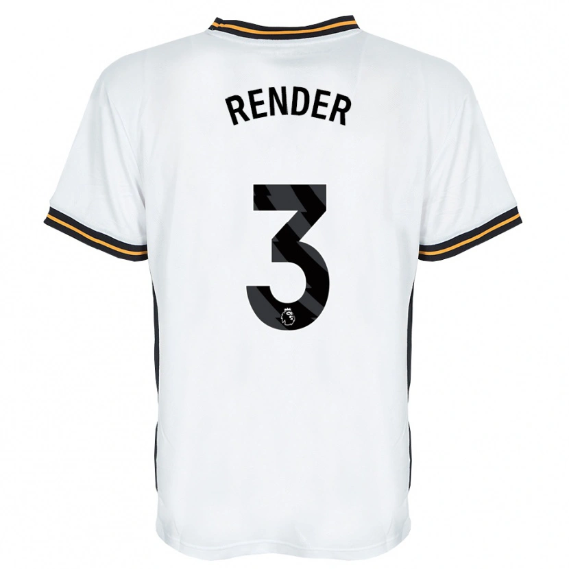 Danxen Kinder Meg Render #3 Weiß Orange Schwarz Auswärtstrikot Trikot 2026/27 T-Shirt Schweiz