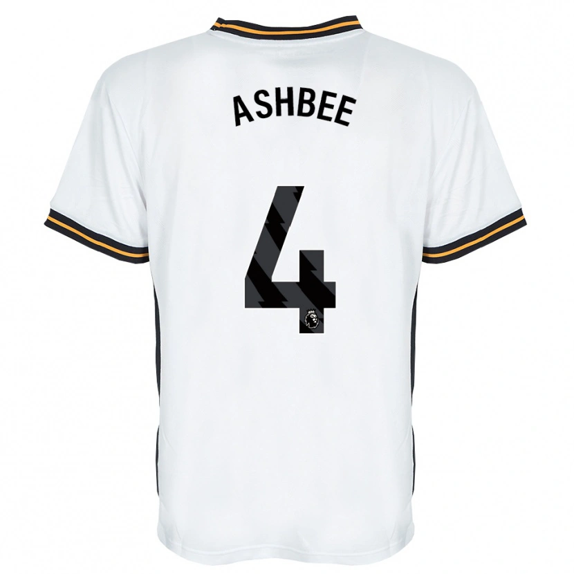 Danxen Kinder Stanley Ashbee #4 Weiß Orange Schwarz Auswärtstrikot Trikot 2026/27 T-Shirt Schweiz