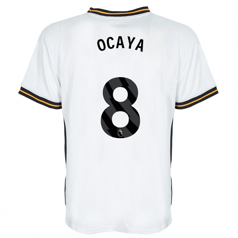 Danxen Kinder Josh Ocaya #8 Weiß Orange Schwarz Auswärtstrikot Trikot 2026/27 T-Shirt Schweiz