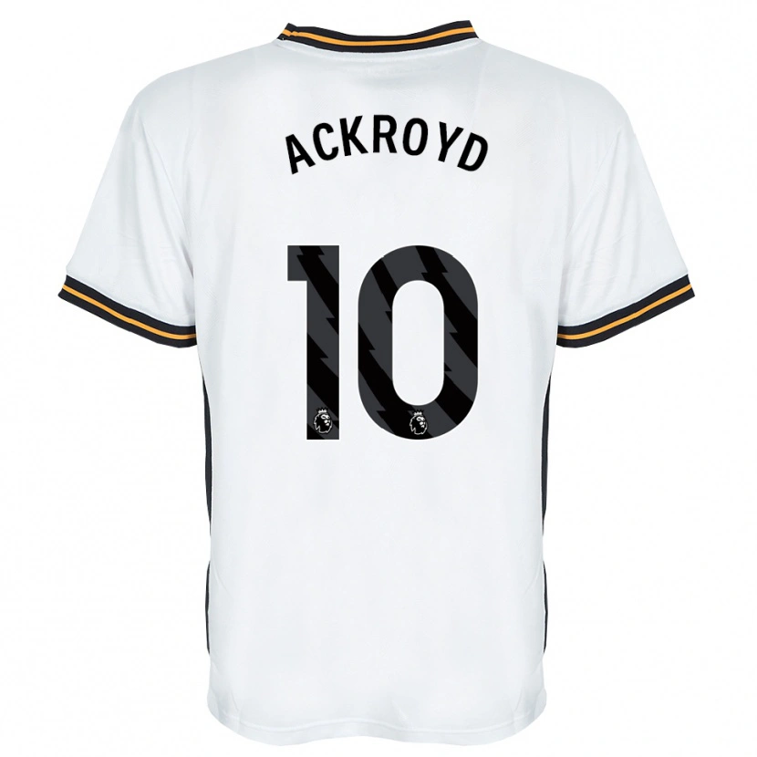 Danxen Kinder Rachael Ackroyd #10 Weiß Orange Schwarz Auswärtstrikot Trikot 2026/27 T-Shirt Schweiz