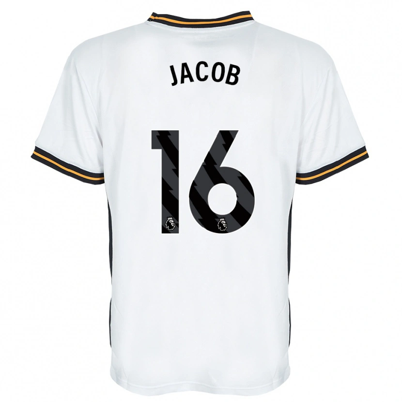 Danxen Kinder Matty Jacob #16 Weiß Orange Schwarz Auswärtstrikot Trikot 2026/27 T-Shirt Schweiz