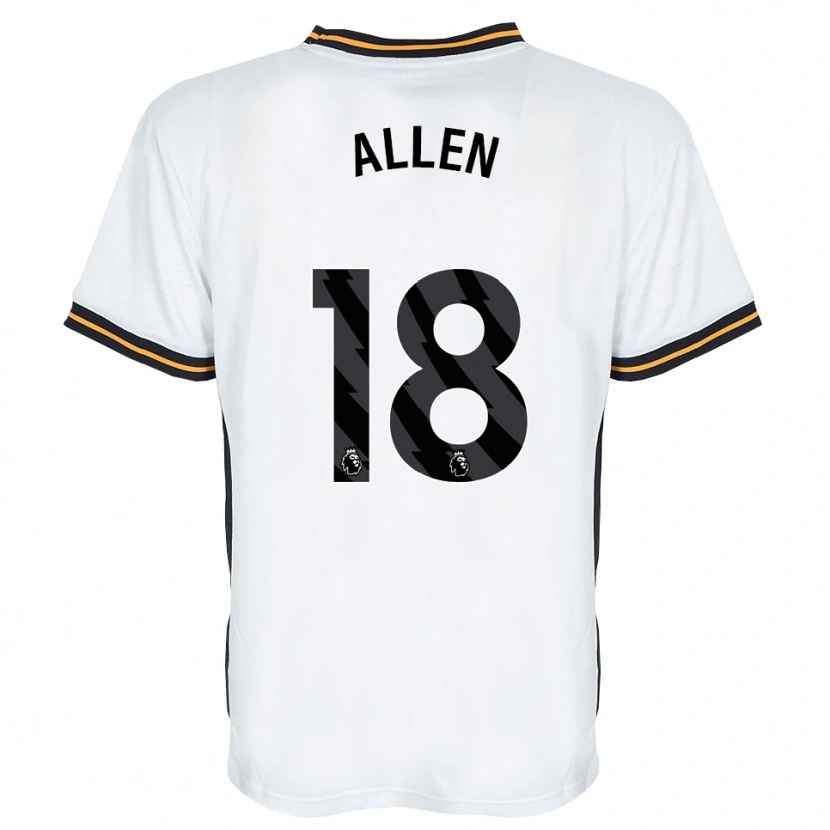 Danxen Kinder Aaliyah Allen #18 Weiß Orange Schwarz Auswärtstrikot Trikot 2026/27 T-Shirt Schweiz