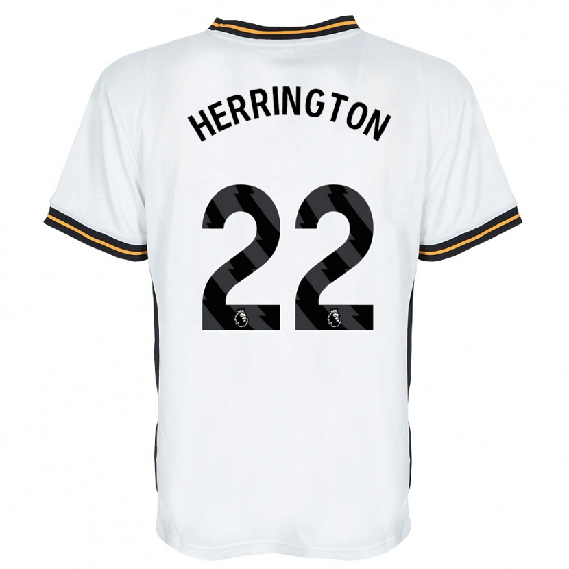 Danxen Kinder Lucas Herrington #22 Weiß Orange Schwarz Auswärtstrikot Trikot 2026/27 T-Shirt Schweiz