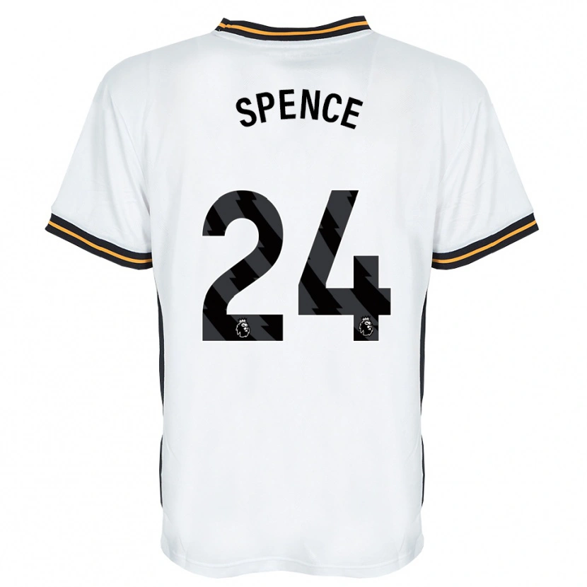 Danxen Kinder Emily Spence #24 Weiß Orange Schwarz Auswärtstrikot Trikot 2026/27 T-Shirt Schweiz
