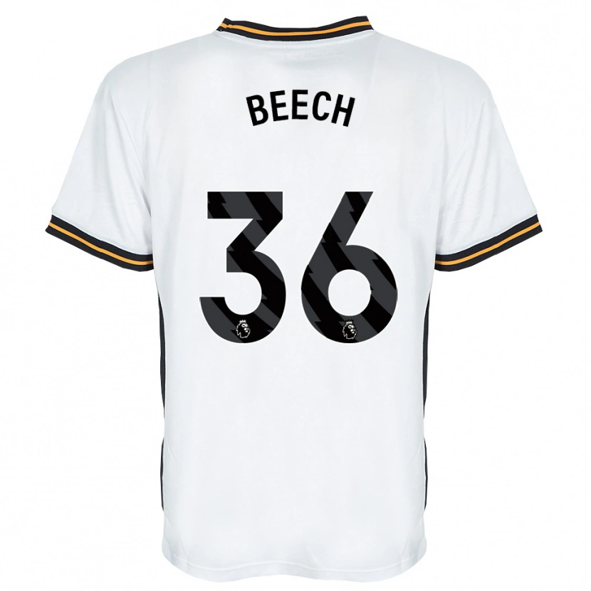 Danxen Kinder Amy Beech #36 Weiß Orange Schwarz Auswärtstrikot Trikot 2026/27 T-Shirt Schweiz