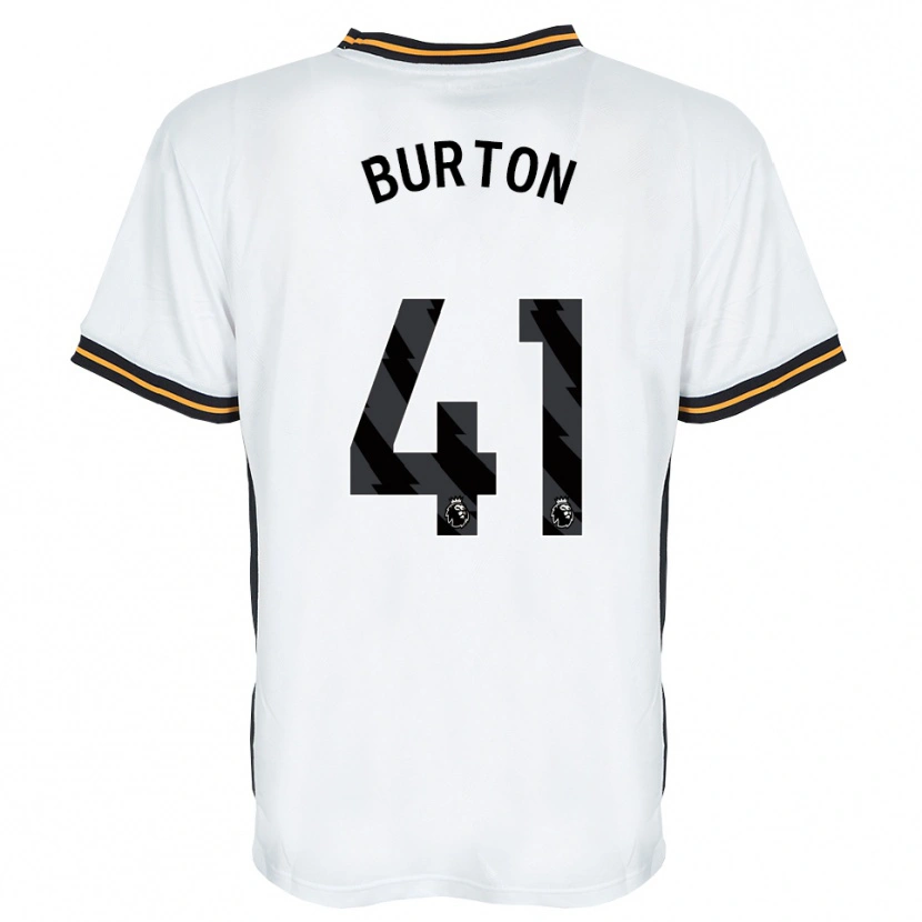 Danxen Kinder Jess Burton #41 Weiß Orange Schwarz Auswärtstrikot Trikot 2026/27 T-Shirt Schweiz