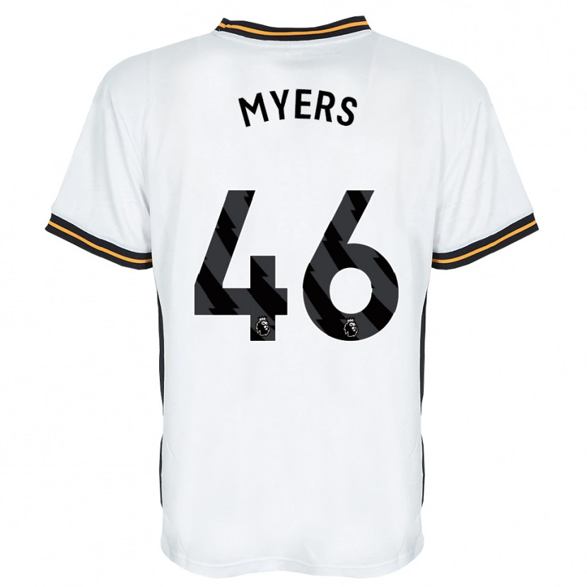 Danxen Kinder Zane Myers #46 Weiß Orange Schwarz Auswärtstrikot Trikot 2026/27 T-Shirt Schweiz