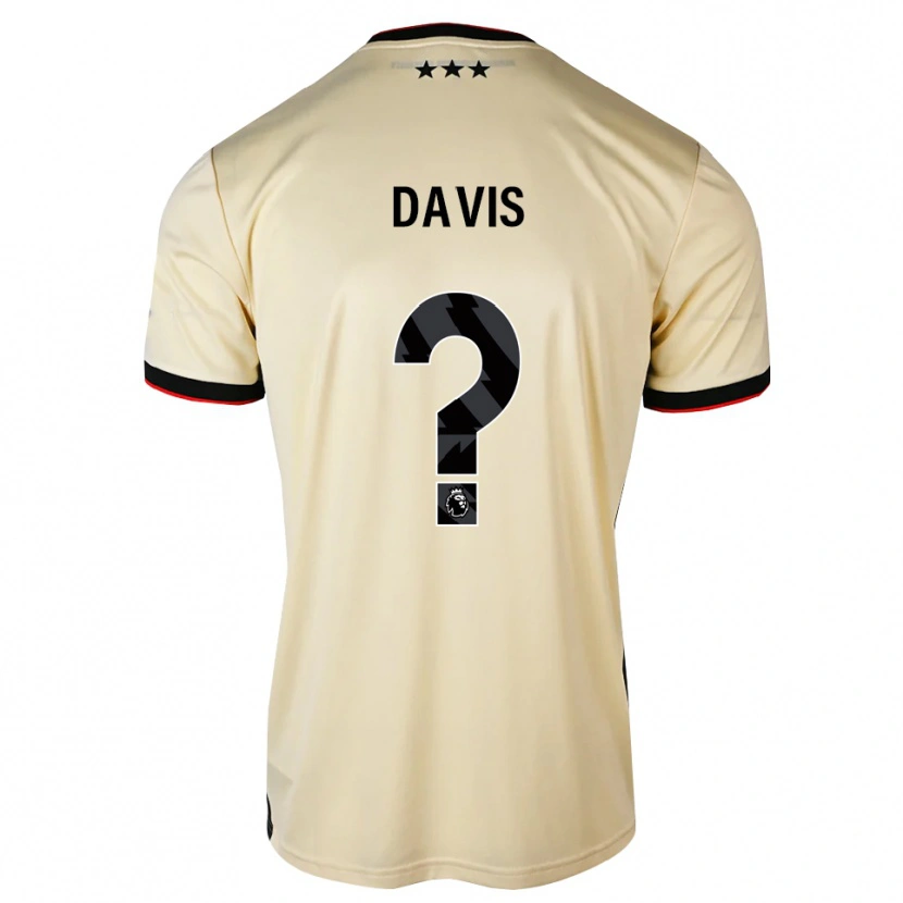 Danxen Kinder Oli Davis #0 Zitronen-Chiffon Schwarz Rot Auswärtstrikot Trikot 2026/27 T-Shirt Schweiz