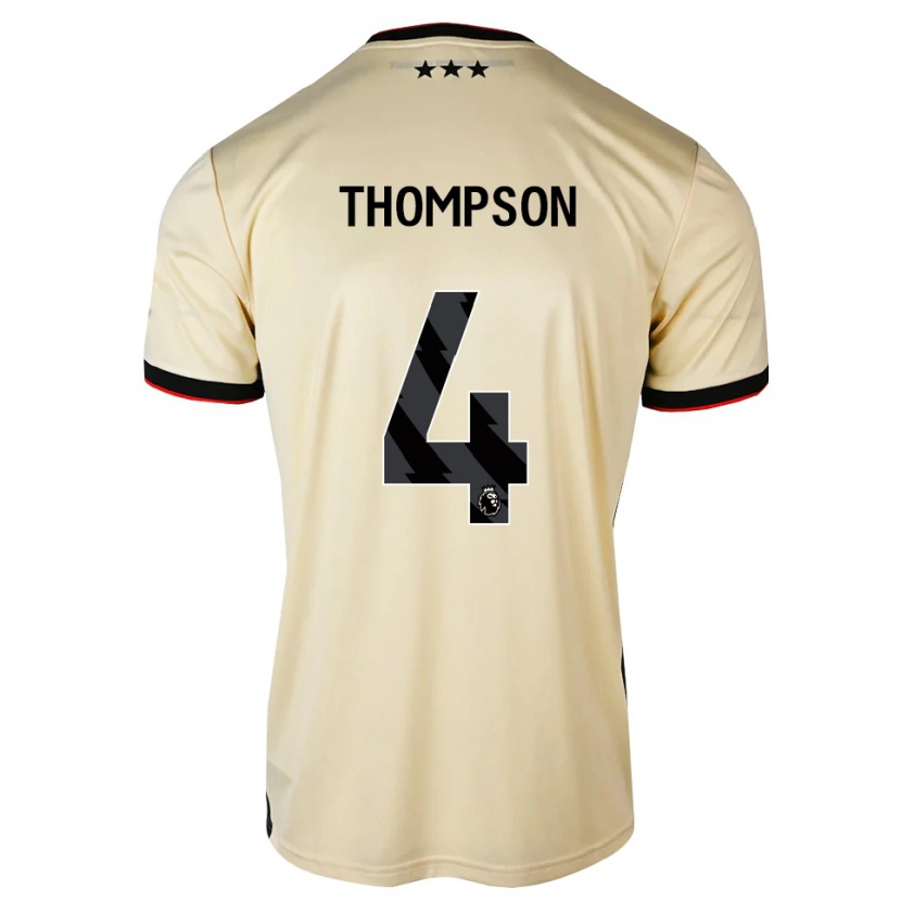 Danxen Kinder Zak Thompson #4 Zitronen-Chiffon Schwarz Rot Auswärtstrikot Trikot 2026/27 T-Shirt Schweiz