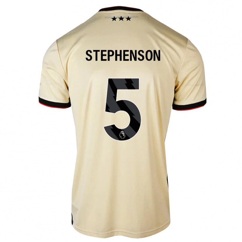 Danxen Kinder Sean Stephenson #5 Zitronen-Chiffon Schwarz Rot Auswärtstrikot Trikot 2026/27 T-Shirt Schweiz