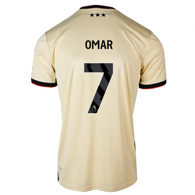 Danxen Kinder Ahmed Omar #7 Zitronen-Chiffon Schwarz Rot Auswärtstrikot Trikot 2026/27 T-Shirt Schweiz