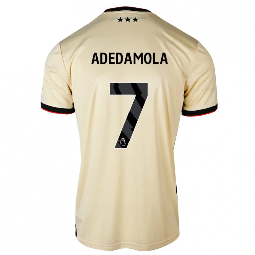 Danxen Kinder Joel Adedamola #7 Zitronen-Chiffon Schwarz Rot Auswärtstrikot Trikot 2026/27 T-Shirt Schweiz