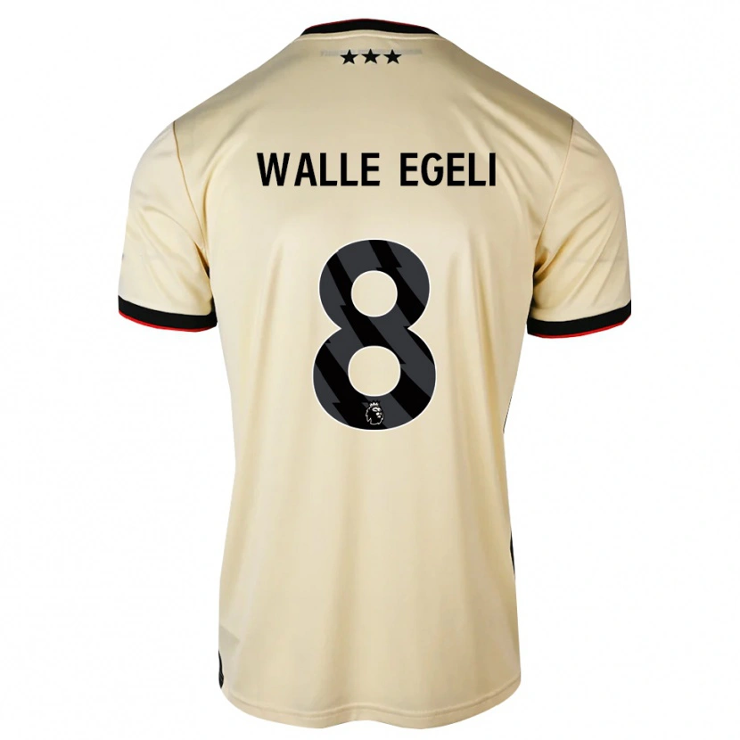 Danxen Kinder Sindre Walle Egeli #8 Zitronen-Chiffon Schwarz Rot Auswärtstrikot Trikot 2026/27 T-Shirt Schweiz