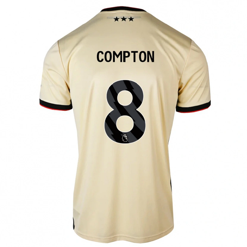 Danxen Kinder Charlie Compton #8 Zitronen-Chiffon Schwarz Rot Auswärtstrikot Trikot 2026/27 T-Shirt Schweiz