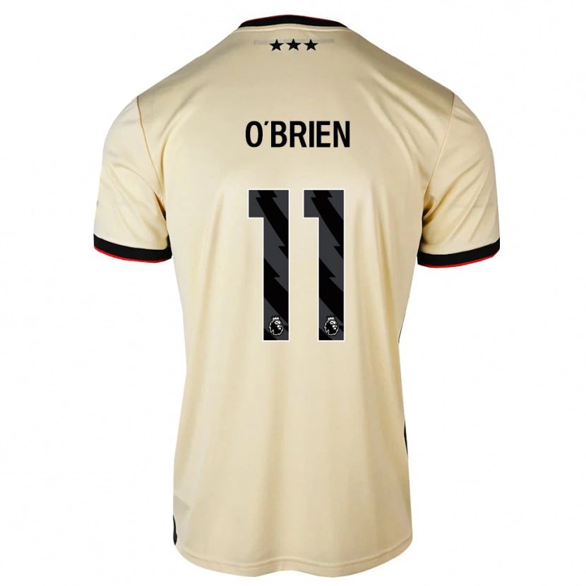 Danxen Kinder Lucy O'brien #11 Zitronen-Chiffon Schwarz Rot Auswärtstrikot Trikot 2026/27 T-Shirt Schweiz