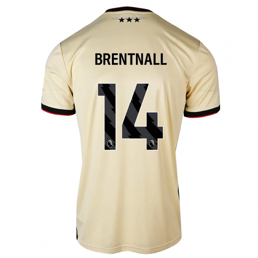 Danxen Kinder James Brentnall #14 Zitronen-Chiffon Schwarz Rot Auswärtstrikot Trikot 2026/27 T-Shirt Schweiz