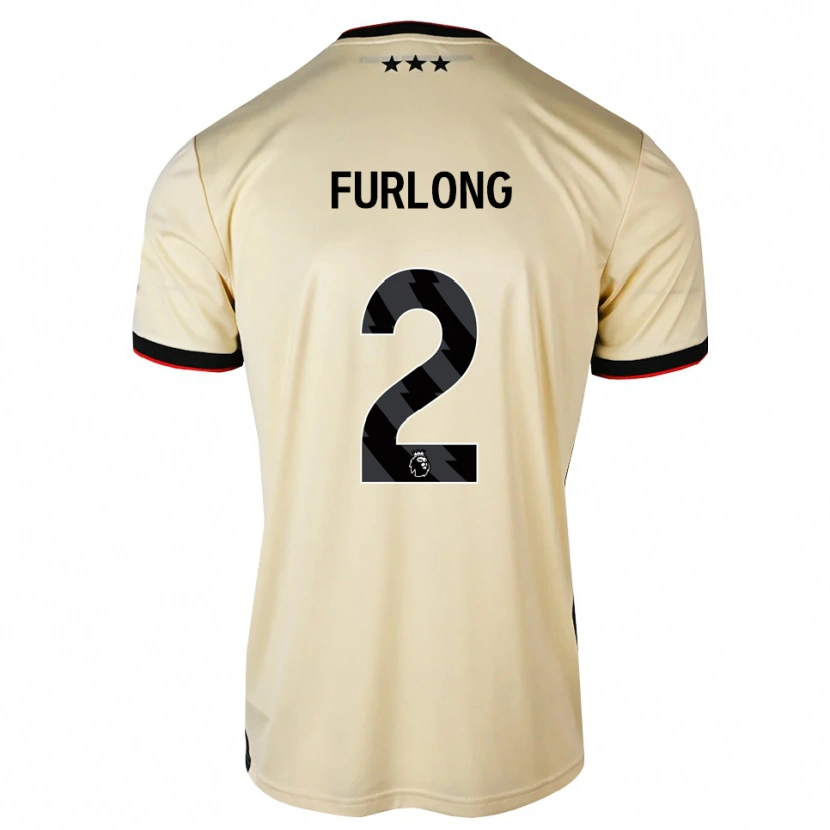 Danxen Kinder Darnell Furlong #2 Zitronen-Chiffon Schwarz Rot Auswärtstrikot Trikot 2026/27 T-Shirt Schweiz