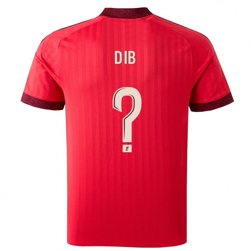 Danxen Kinder Djibrail Dib #0 Burgund Rot Weiß Auswärtstrikot Trikot 2026/27 T-Shirt Schweiz