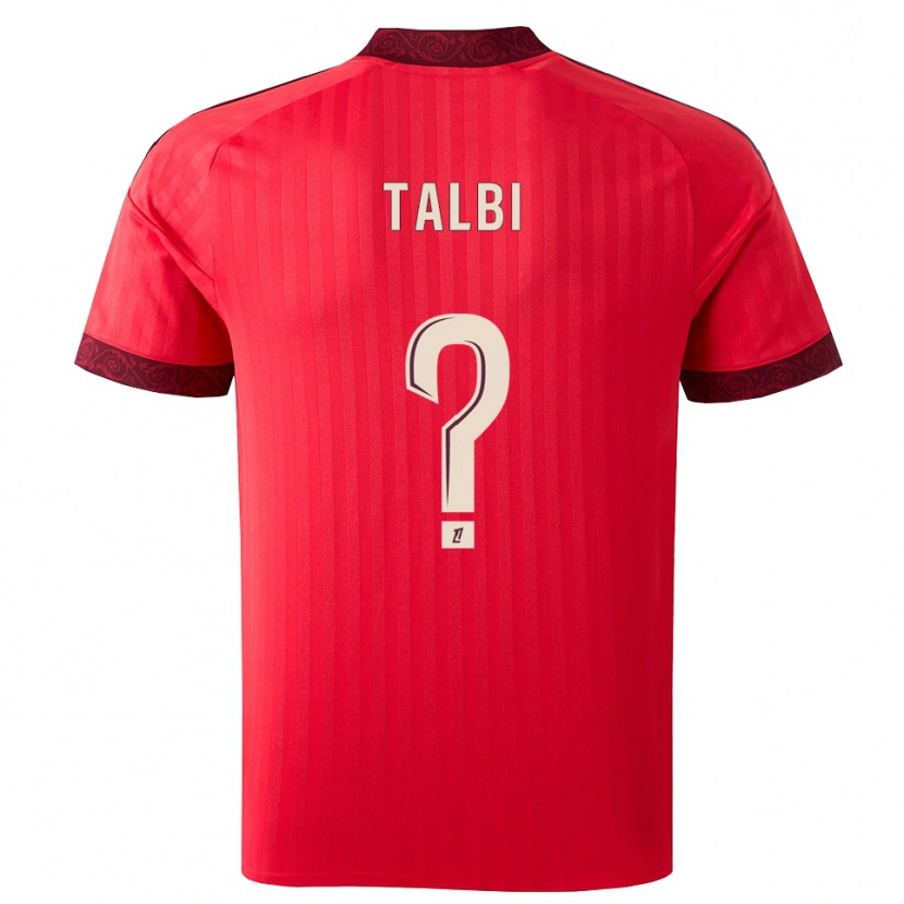 Danxen Kinder Ryad Talbi #0 Burgund Rot Weiß Auswärtstrikot Trikot 2026/27 T-Shirt Schweiz