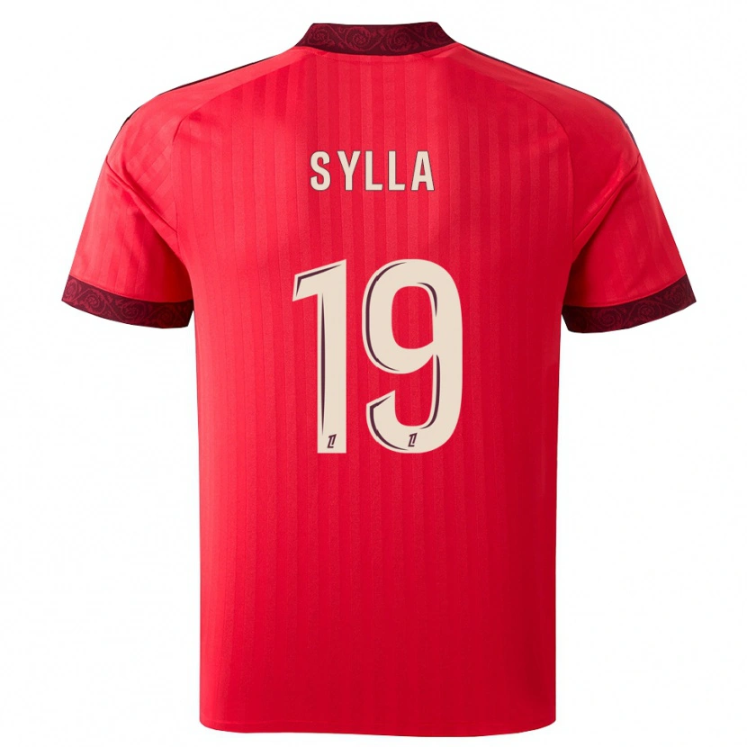 Danxen Kinder Kysha Sylla #19 Burgund Rot Weiß Auswärtstrikot Trikot 2026/27 T-Shirt Schweiz