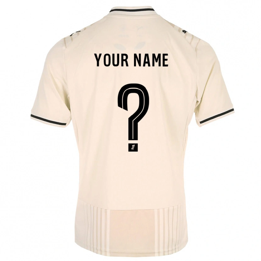 Danxen Kinder Ihren Namen #0 Altgold Schwarz Antikweiß Auswärtstrikot Trikot 2026/27 T-Shirt Schweiz