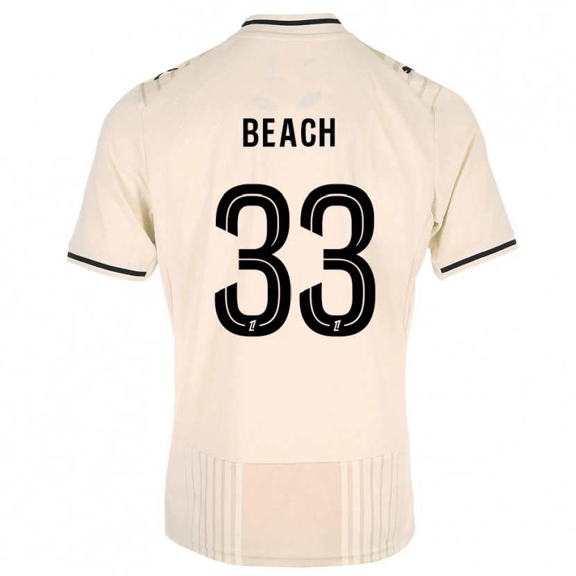 Danxen Kinder Patrick Beach #33 Altgold Schwarz Antikweiß Auswärtstrikot Trikot 2026/27 T-Shirt Schweiz