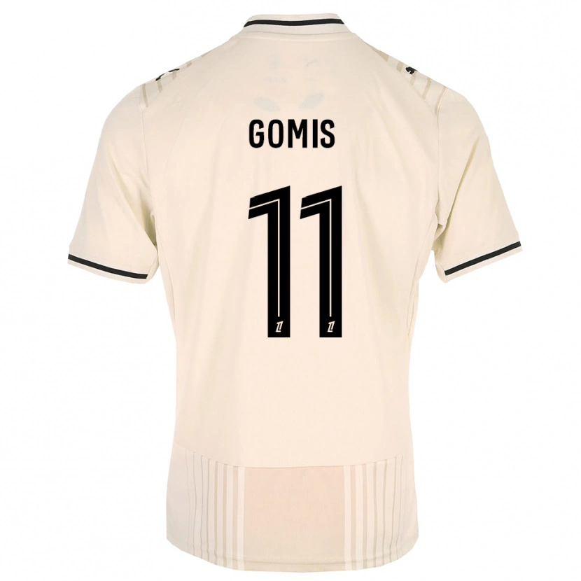 Danxen Kinder Iron Gomis #11 Altgold Schwarz Antikweiß Auswärtstrikot Trikot 2026/27 T-Shirt Schweiz