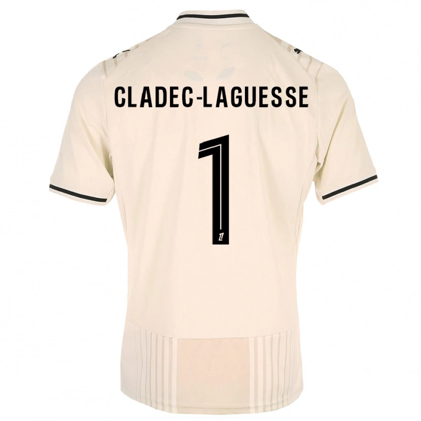 Danxen Kinder Christopher Cladec-Laguesse #1 Altgold Schwarz Antikweiß Auswärtstrikot Trikot 2026/27 T-Shirt Schweiz