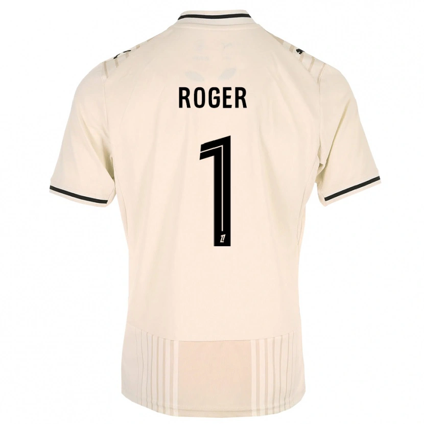 Danxen Kinder Ethan Roger #1 Altgold Schwarz Antikweiß Auswärtstrikot Trikot 2026/27 T-Shirt Schweiz