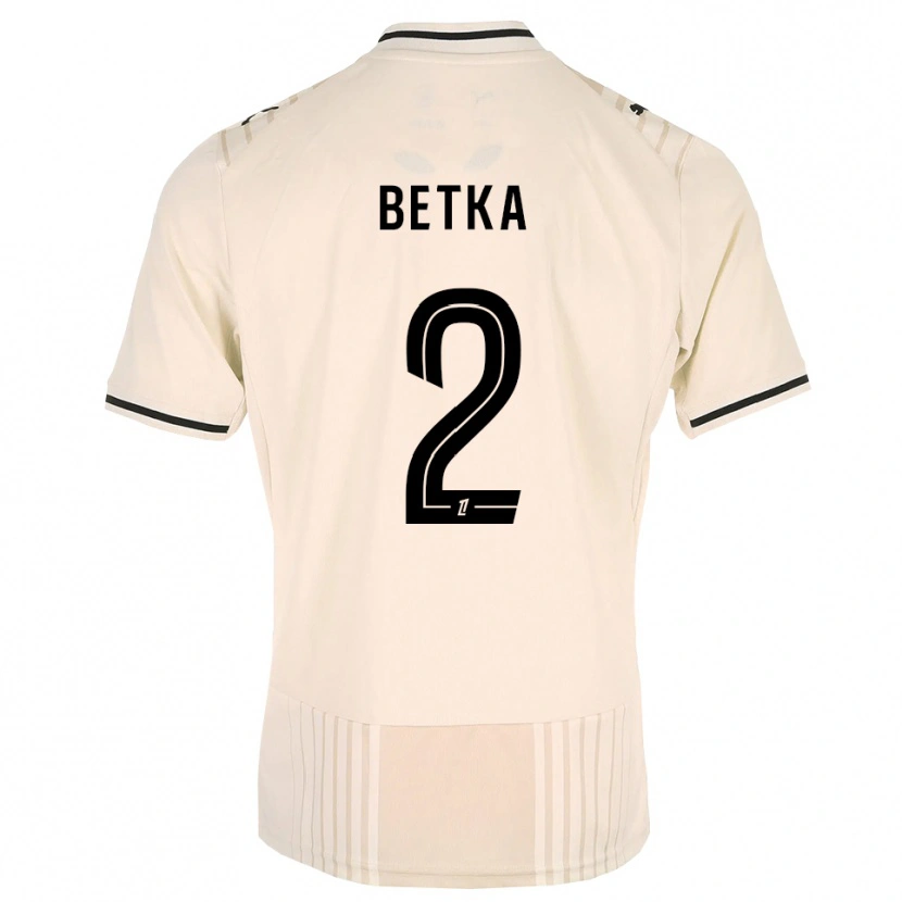 Danxen Kinder Naël Betka #2 Altgold Schwarz Antikweiß Auswärtstrikot Trikot 2026/27 T-Shirt Schweiz