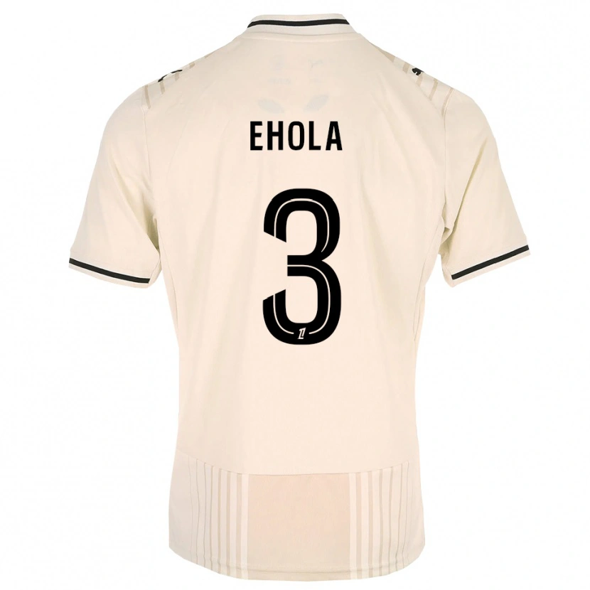 Danxen Kinder Ange Ehola #3 Altgold Schwarz Antikweiß Auswärtstrikot Trikot 2026/27 T-Shirt Schweiz