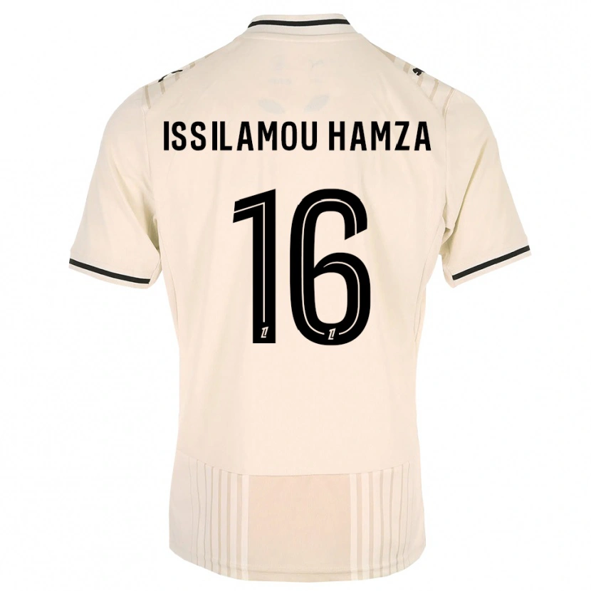 Danxen Kinder Fayyad Issilamou Hamza #16 Altgold Schwarz Antikweiß Auswärtstrikot Trikot 2026/27 T-Shirt Schweiz