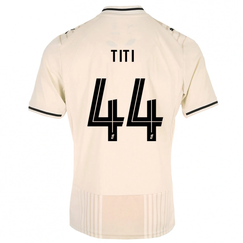 Danxen Kinder Yvann Titi #44 Altgold Schwarz Antikweiß Auswärtstrikot Trikot 2026/27 T-Shirt Schweiz
